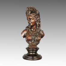 Busts Statue Flower Fairy Bronze Sculpture, a. Carrier TPE-793